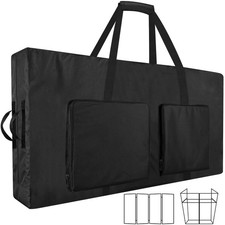 Heavy Duty DJ Facade Booth Bag with Large Pockets - 51"x5.9"x29.5" Storage Solut