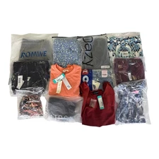 Clothing Bundle Lot of 12 Mixed Brands Maurices, Stitch Fix Pretty Little Thing