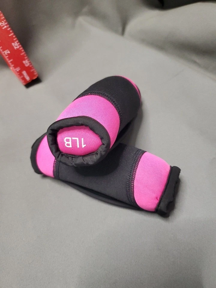 Pair Of Exercise And Fitness Dumbbells ,1 Pound
