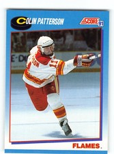 Colin Patterson 1991 Flames Hockey Card