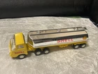 Vintage Tonka Shell Gas Toy Truck Metal Truck Plastic Trailer