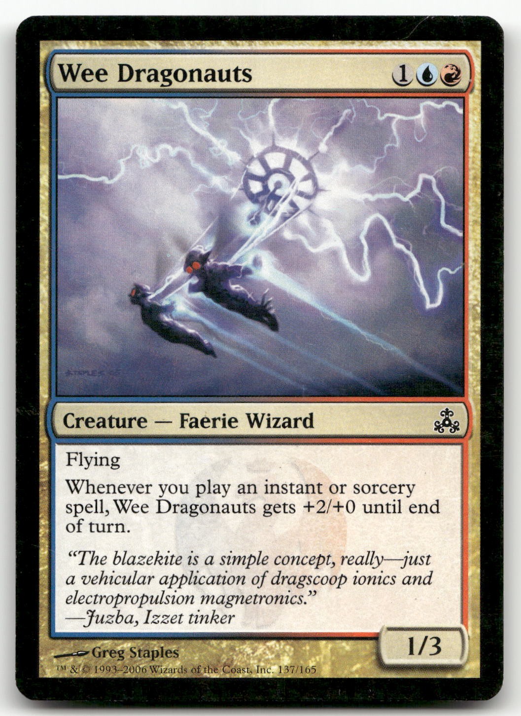 Wee Dragonauts #137 (HP) Guildpact GPT Magic MTG