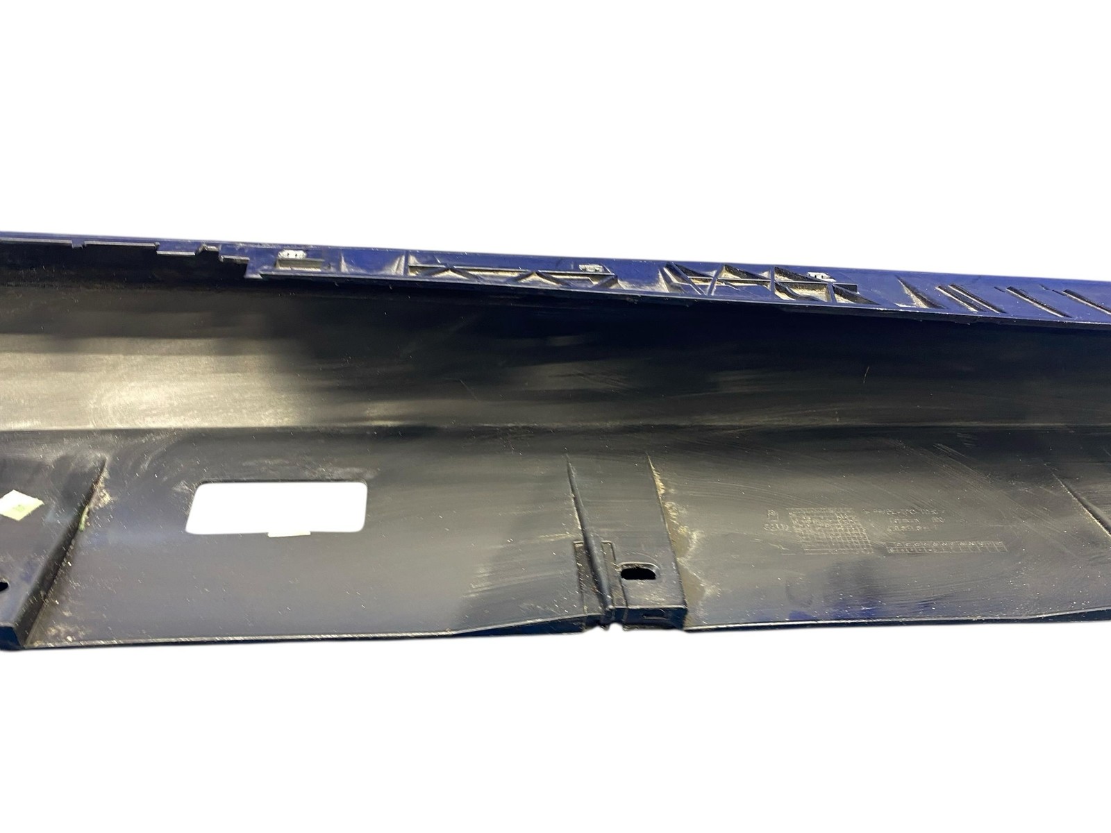 2010-2015 AUDI R8 LEFT SIDE SKIRT ROCKER PANEL MOULDING PHANTOM BLACK PEARL