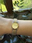 Vintage Womens Seiko Two Tone Watch With Expandable Bracelet
