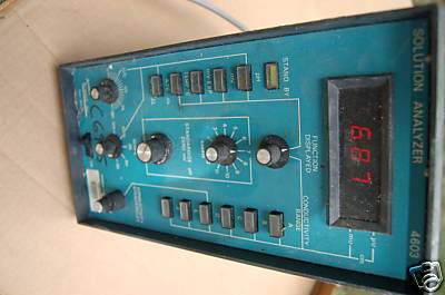 Solution Analyzer Amber Science 4603 pH conductivity