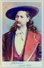 RARE COLOR STILL WILD BILL HICKOCK SIGNED