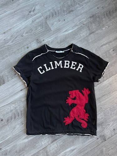 Moschino Climber vintage big logo women's Y2K cotton t shirt Size: M - Picture 2 of 13