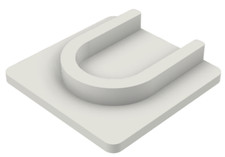 shower curtain rod holder set PLA