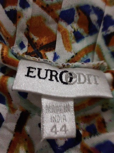 Euro Edit Pants Womens 16 Print Pockets W32 Elastic Waist Lounge New Tags - Picture 10 of 13