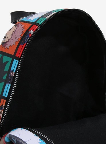 Hot Topic Jujutsu Kaisen Chibi Character Grid Mini Backpack - New, With Tags - Picture 4 of 4