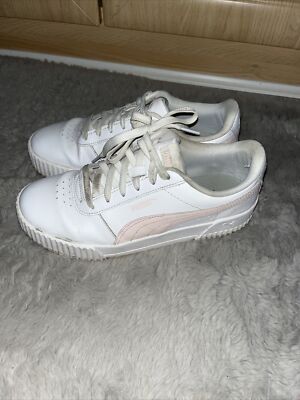 ladies puma trainers white leather size 6 | eBay UK