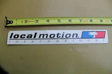 LOCAL MOTION International Surfboards Hawaii Clear Large Vintage Surfing STICKER