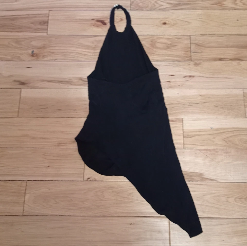 Haute Hippie Women's Dress Black Solid Silk Sleeveless Size XS - Image 4 of 4