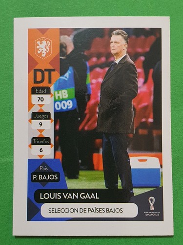 2022 ROAD TO QATAR WC FIFA #158 LOUIS VAN GAAL Netherlands Soccer Team Sticker - 第 1/2 張圖片