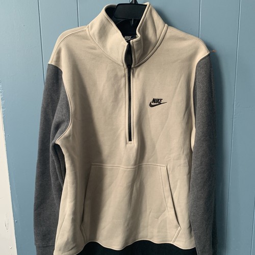 NIKE CLUB HALF ZIP SWEAT STRING 