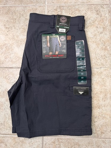 WP Weatherproof Men's Utility Trail Shorts, Color Ink, Size 40 - Picture 2 of 4