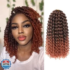 10 Inch Passion Twist Hair Water Wave Crochet Hair for Passion Twist Crochet 