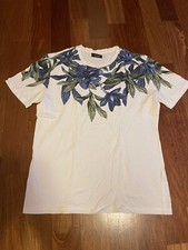 T-shirt da uomo Zara bianca taglia L