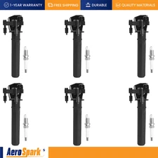 6X Ignition Coil & 6X Platinum Spark Plug for 04-06 Chrysler Pacifica V6 3.5L