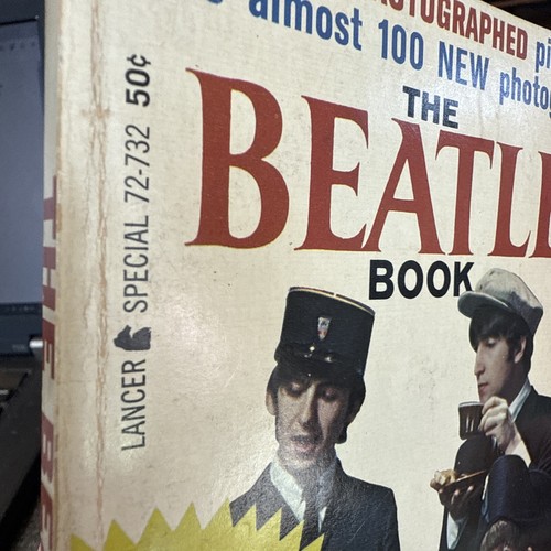 The BEATLE BOOK, 1964 Lancer Paperback w Foldout Photos Vintage Paul McCartney - Picture 5 of 7
