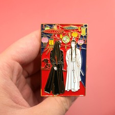 Grandmaster of Demonic Cultivation Wei Wuxian Wangji Metal Badge Brooch Pin Gift