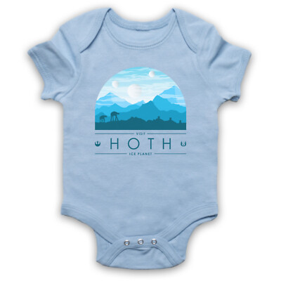 BESUCH HOTH ICE PLANET STAR VINTAGE TOURISMUS POSTER WARS BABY WACHSEN BABYANZUG GESCHENK