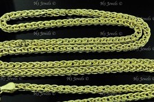 7.50 grams 14k solid yellow gold foxtail wheat chain necklace 20 inches 7566
