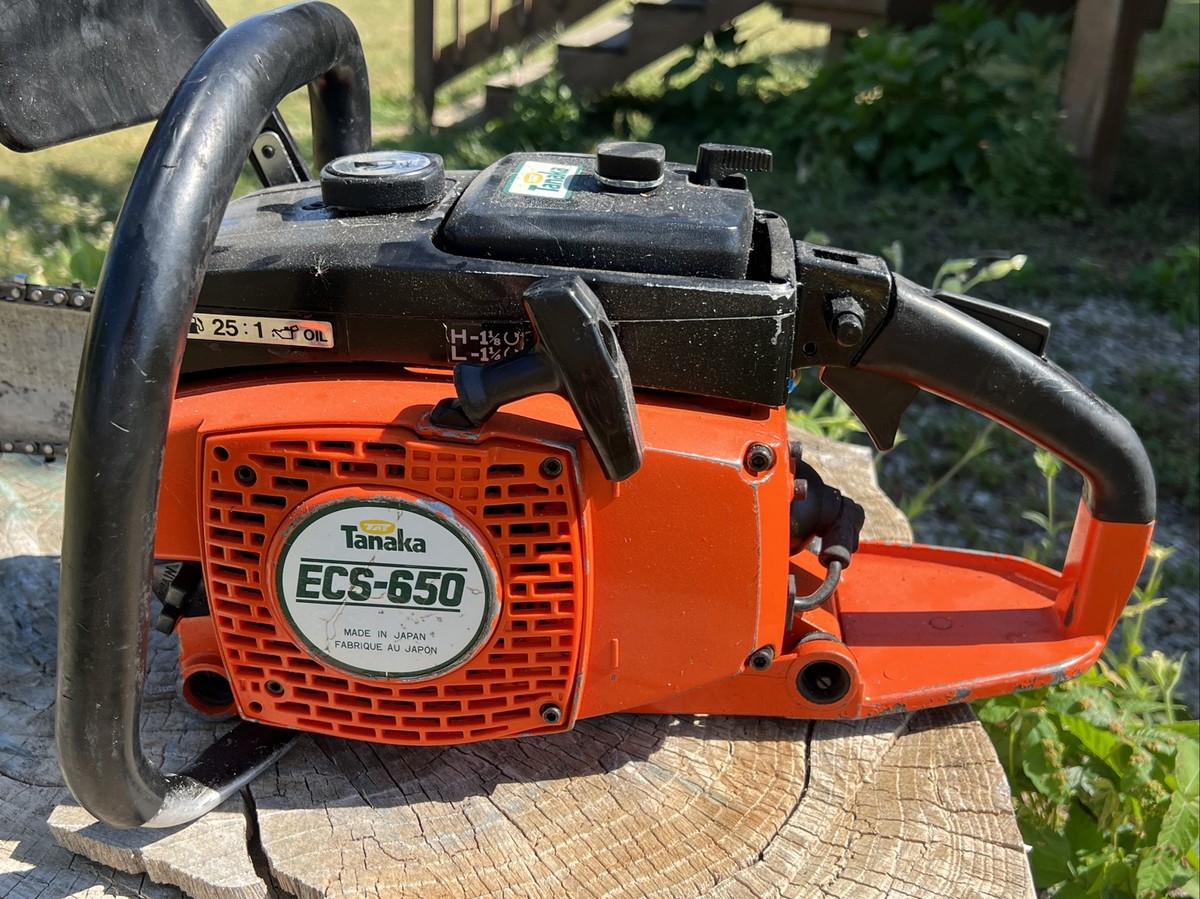 Vintage Tanaka ECS-650 Chainsaw Chain Saw w/Bar (can2) | eBay