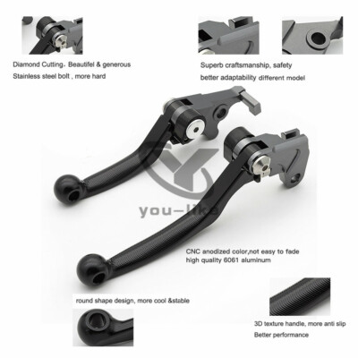 Cnc Billet Pivot Foldable Brake Clutch Lever For Honda Crf230f 03-09 Crf 230f Motorcycle Dirt - View #4