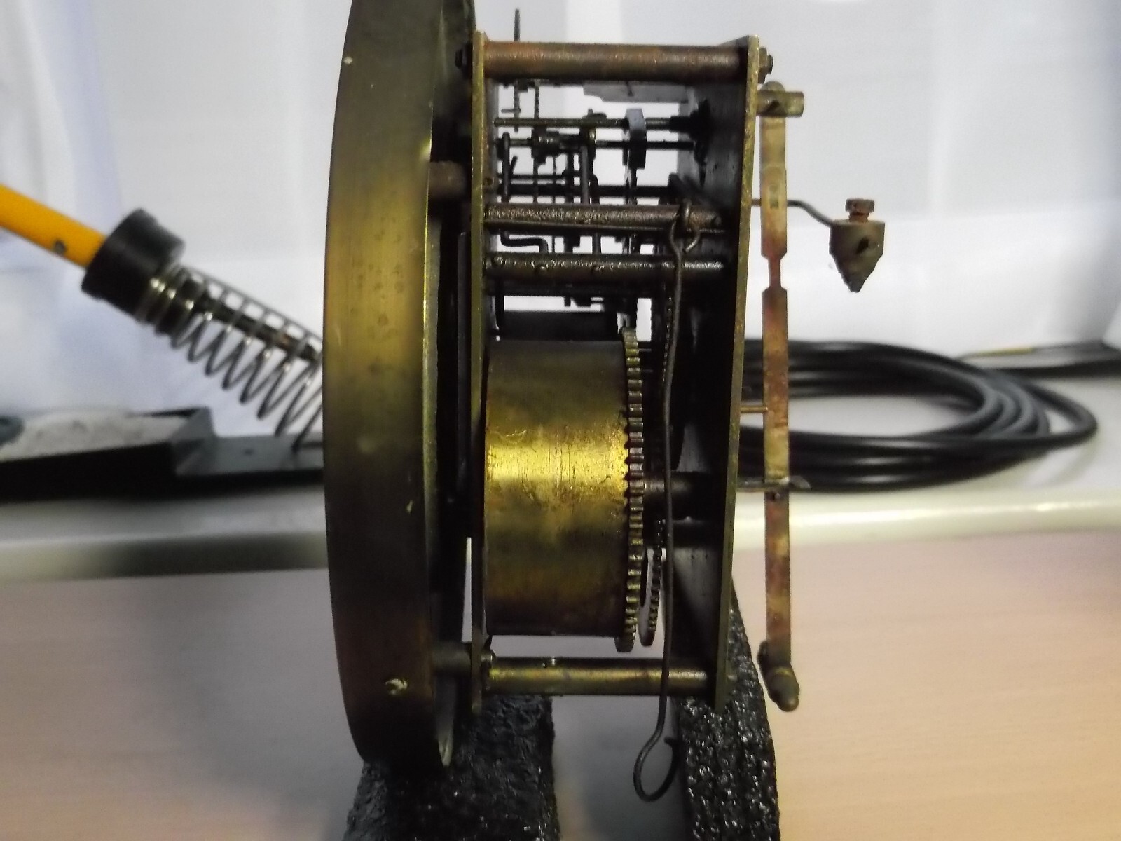 Antique Vienna regulator Clock movement eBay