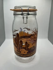 ARC 2-Liter Glass Mason Jar Wire From The Arizona Pistachio Company Le Parfait