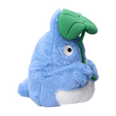 My Neighbor Medium Totoro Plush Doll Holding Leaf Studio Ghibli