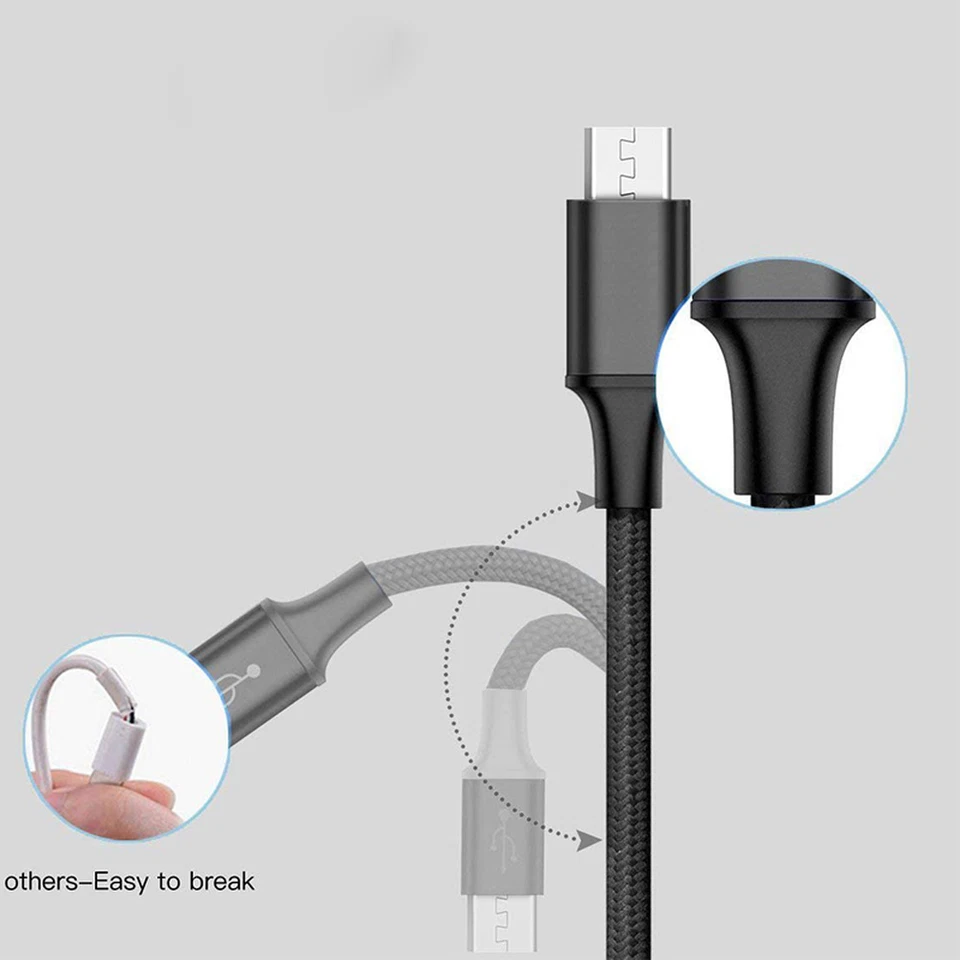 3 in 1 Fast USB Charging Cable Universal Multi Function Cell Phone Charger Cord - Image 3 of 4