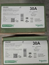 Schneider Electric VHU361 Heavy Duty Non-Fusible Disconnect Safety Switch NIB 1D