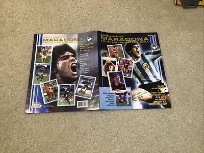 2001 Promo Figus Argentina Diego Maradona Empty Sticker Original Album