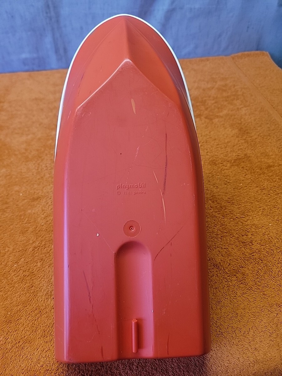 P•Vintage 1984 Playmobil 3498 Family Motorboat M899~Missing