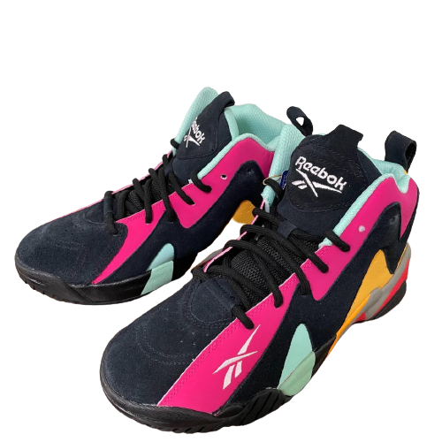 Reebok Kamikaze II 27.5cm multicolor basketball shoes from Japan 202309M - Picture 1 of 10