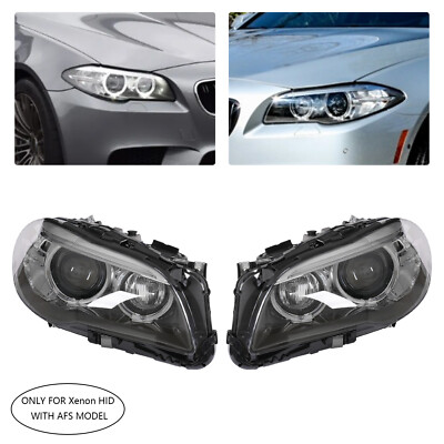 For BMW 5 Series F10 F11 2014-2017 Left+Right Xenon HID W/AFS Adaptive Headlight