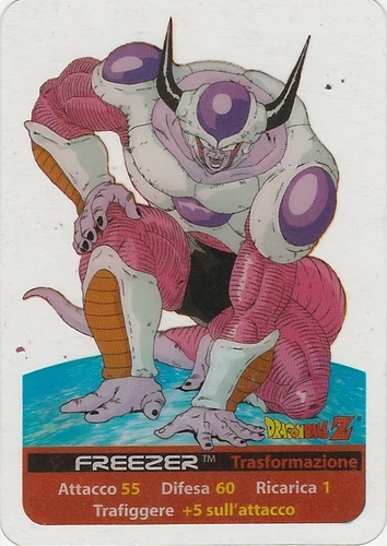 Lamincards Dragon Ball Z Edibas Serie Argento FREEZER N 35