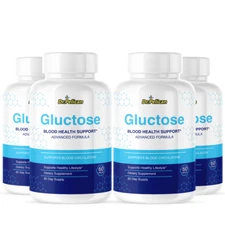 Gluctose- Blood Support- 4 Bottles- 240 Capsules