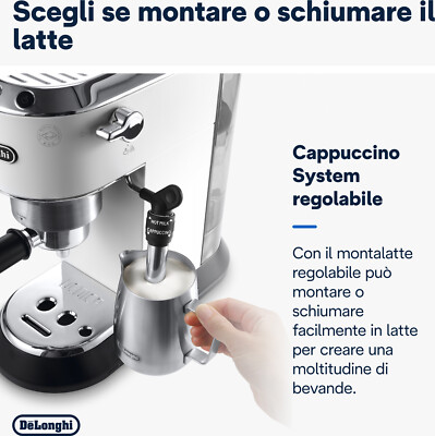 Filtro Pod Per Cialde In Carta Per Macchina Caffè DeLonghi EC685.M - Compatibile Con Cialde - Foto 8