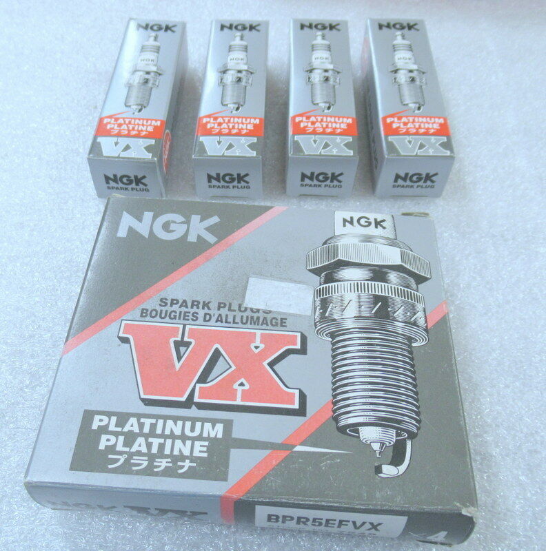 S15 NGK Platinum VX 7549 BPR5EFVX Spark Plug Set of 4 OEM New Factory Boat Parts