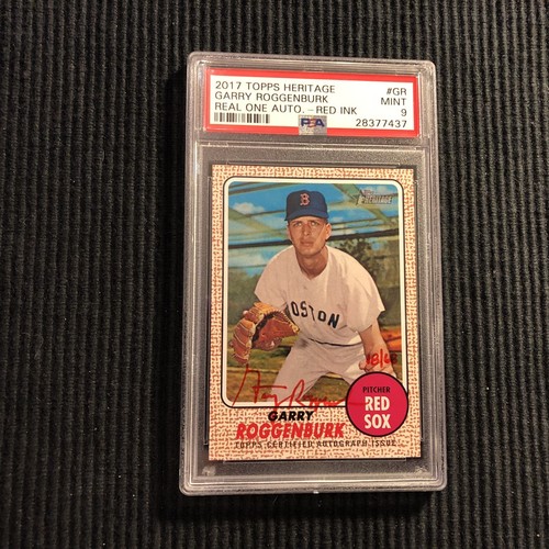 Garry Roggenburk [Red Ink] #GR 2017 Topps Heritage Real One Autographs card