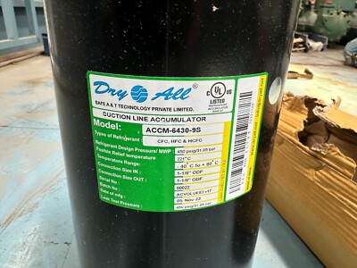 DRY ALL SUCTION LINE ACCUMULATOR ACCM-6430-9S | eBay