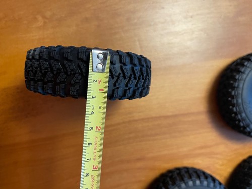 Spyder Aluminum wheel tires 1.9" 12mm RC4WD Traxxas TRX4 SCX10 Jeep Rock Crawler - Picture 11 of 16