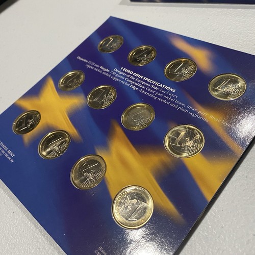 2002 U.S. Mint The 50 State Quarters & Euro Coin Collection 17 Coins Sealed - Picture 12 of 12