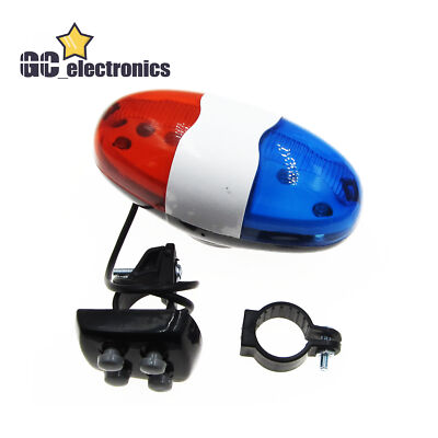 Cycle Horn Horn Bell Police Bike Siren Sound ABS LED Sounds