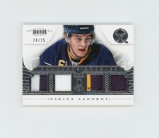 2013-14 Panini Dominion Complete Rookie Jerseys #CRNZ Nikita Zadorov /25