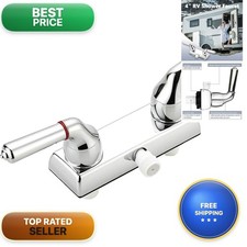 OasisFlow RV Shower Faucet 4" Camper Shower Faucet Replacement Valve Diverter