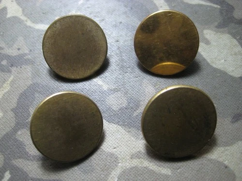 Lot of 4 pre-Civil War Militia or Military Flat Buttons Various Makers